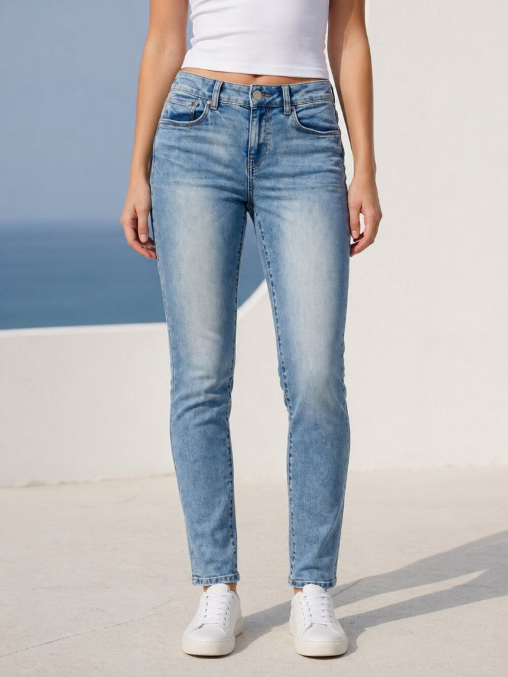 American Eagle Jeans Size 0 Stretch Denim 30” Inseam Women’s Blue Skinny Fit